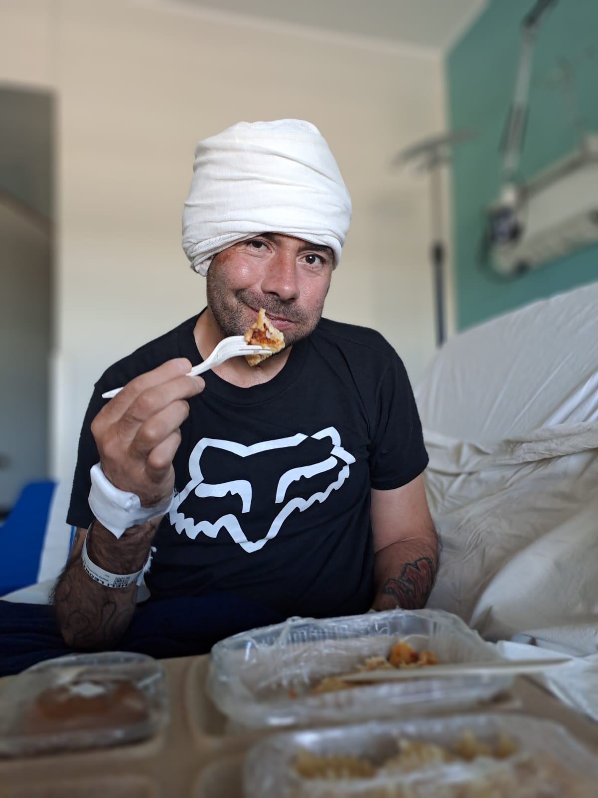 Leonardo pasó tres meses internado en coma inducido. (Foto: gentileza Verónica González).