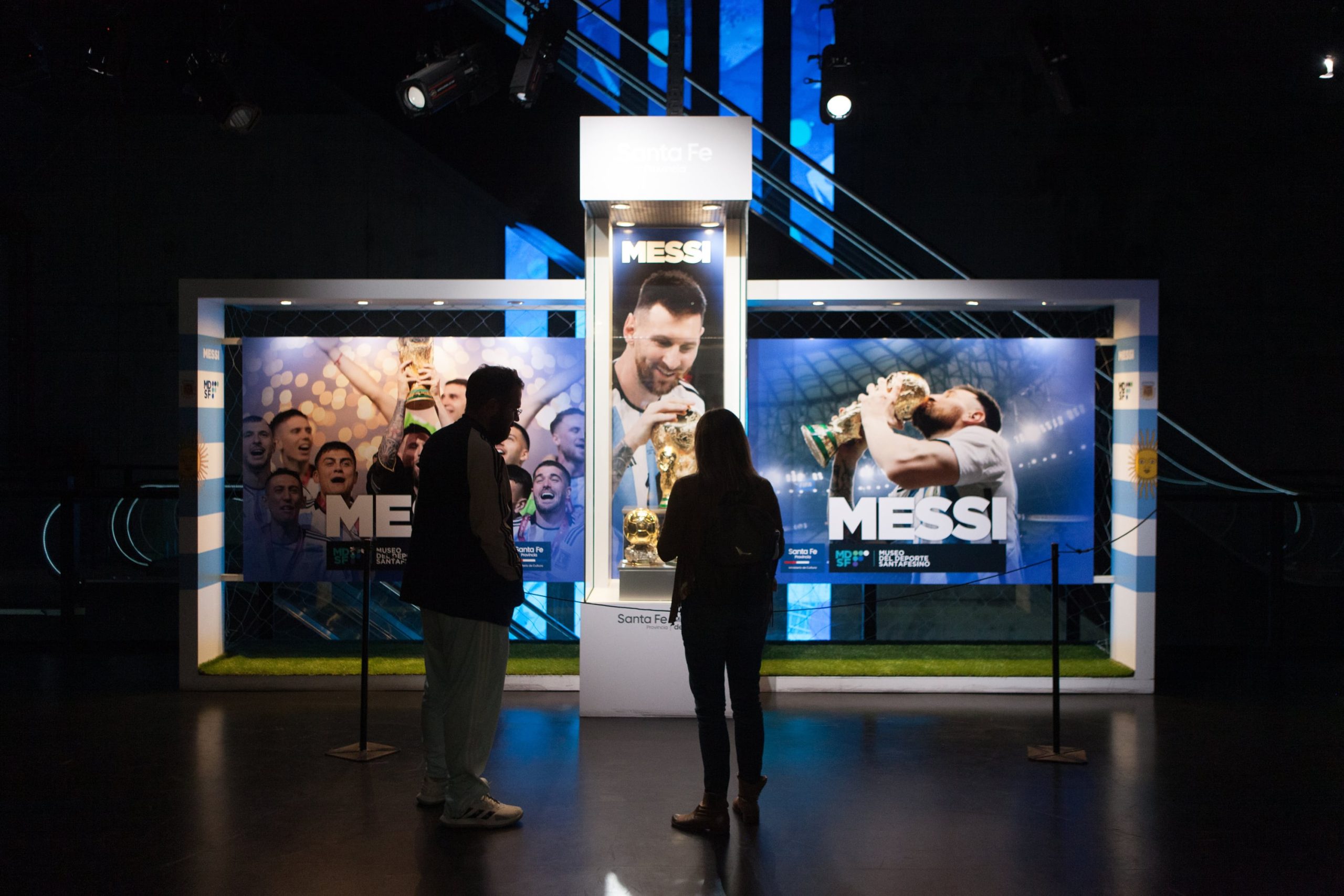 En el subsuelo del musep se encuentra un espacio exclusivo dedicado a Lionel Messi