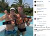 Edu Aguirre cruzó a Edul con fotos de Cristiano Ronaldo y Georgina Rodríguez con el cinturón: “La única argentina feliz”