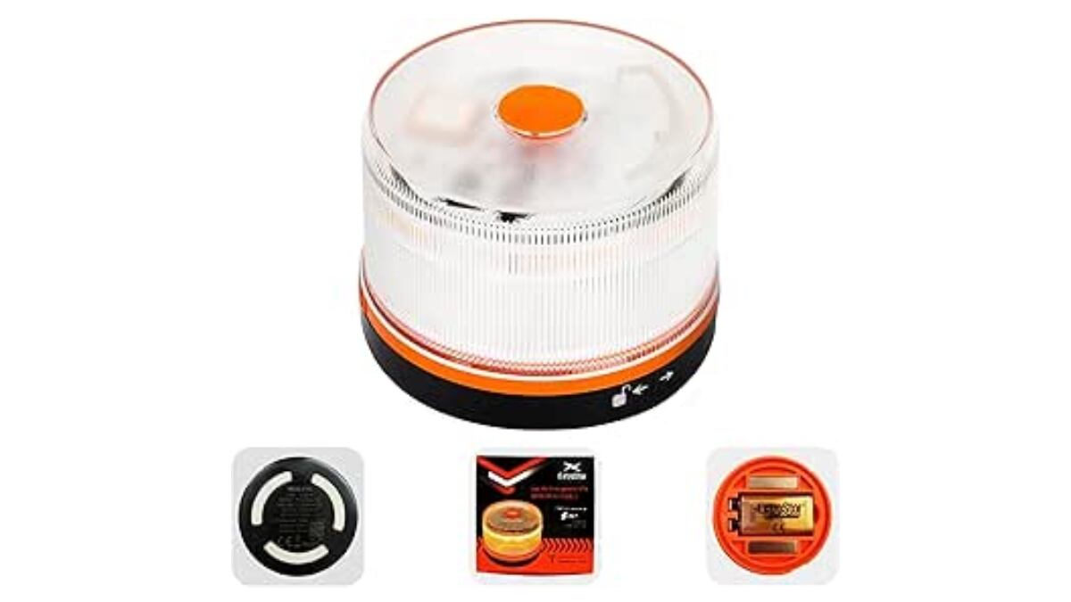 Luz de emergencia V16 con geolocalización 2.0.