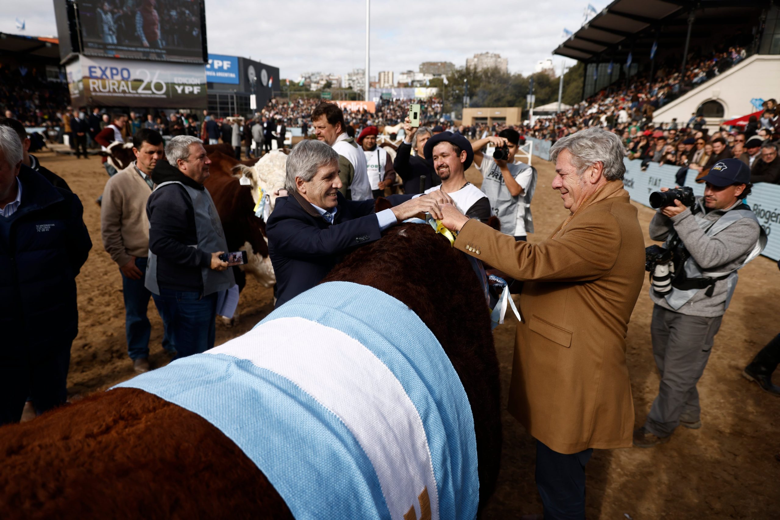 Caputo, en su visita a La Rural de esta semana