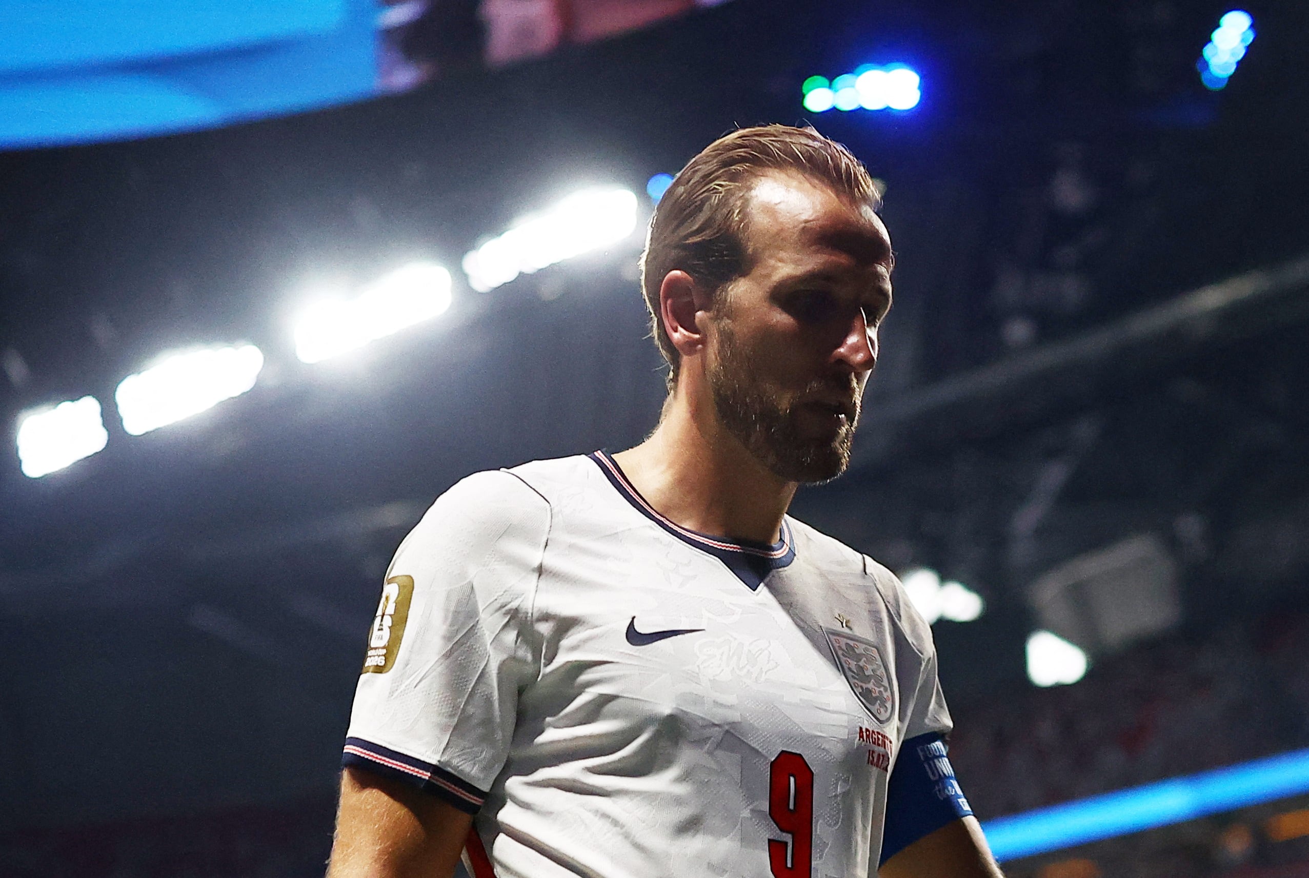 Harry Kane, la principal figura de la selección de Inglaterra en el Mundial 2026. (Foto: REUTERS/Agustin Marcarian)
