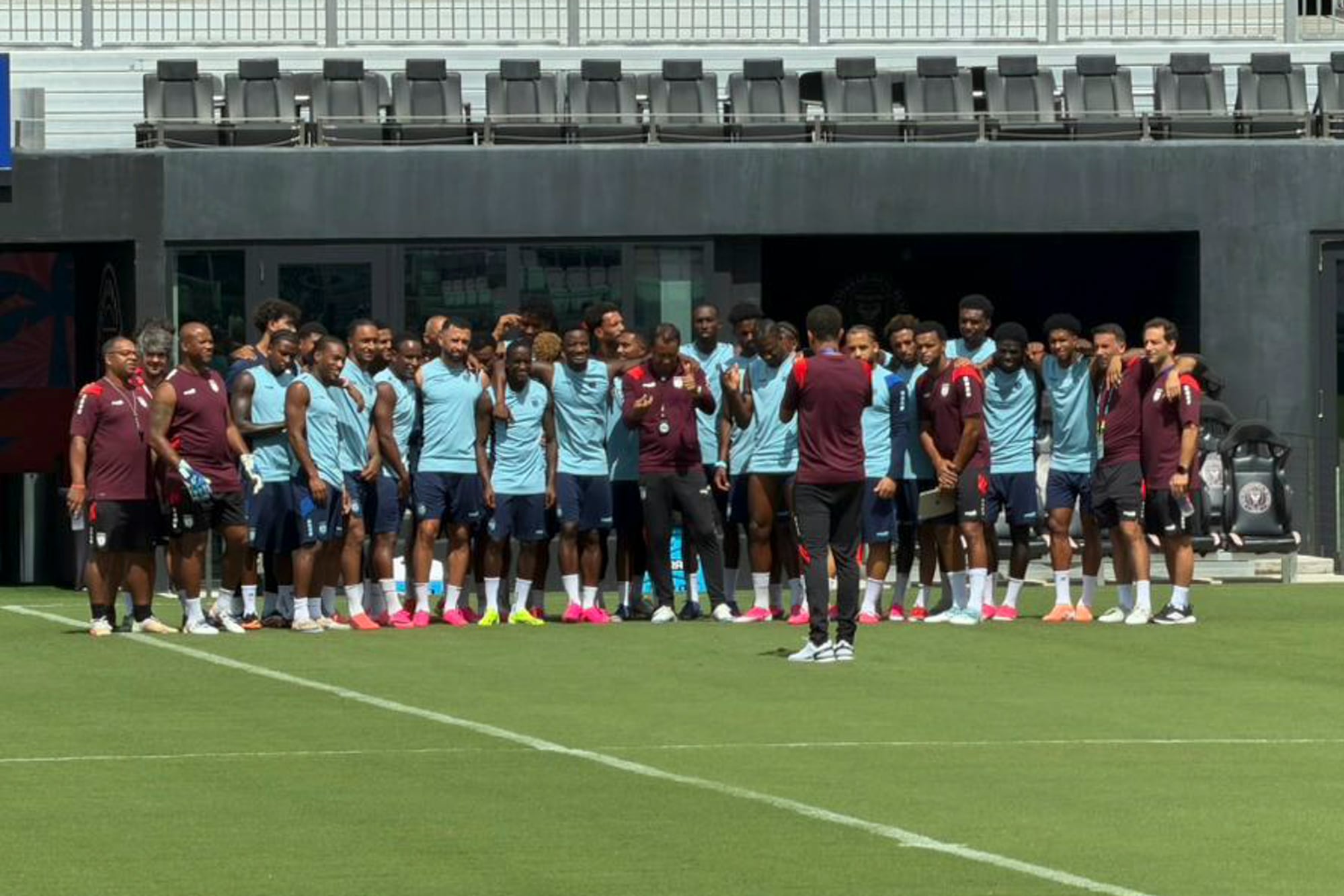 Entrenamiento de Cabo Verde en Miami