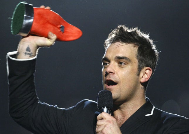 Robbie Williams se coronó como el Mejor Artista Pop Internacional 