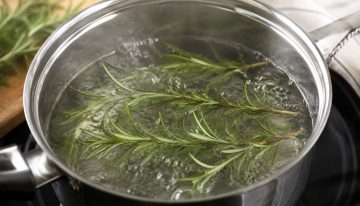 Mezclar tres ramitas de romero fresco en medio litro de agua hirviendo: para qué sirve y por qué lo recomiendan
