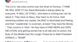 Trump desafía a Irán y asegura que mantendrá el control de Ormuz mientras se aleja la posibilidad de un acuerdo