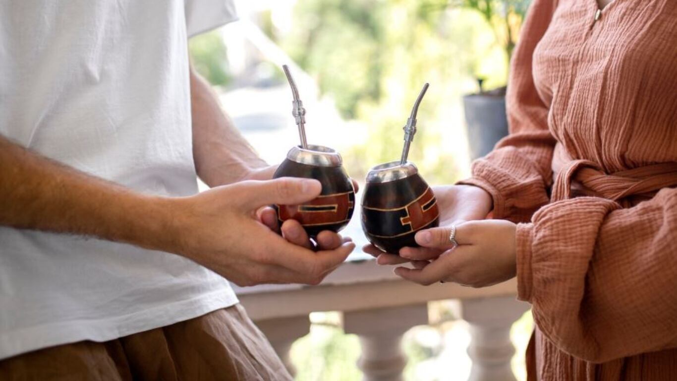 El mate se consume masivamente en los meses fríos por su aporte energético y digestivo. (Foto: Freepik).