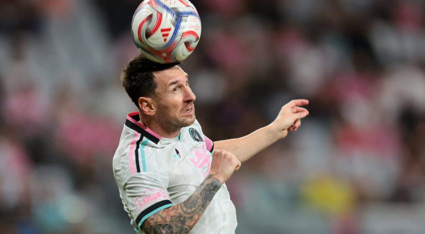 Con un gol de Lionel Messi, Inter Miami le gana 2-1 a Atlético San Luis en su debut en la Leagues Cup