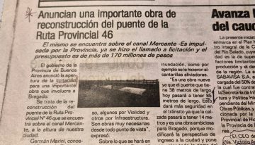 “Se está cayendo”: controversia por un puente en una importante ruta bonaerense