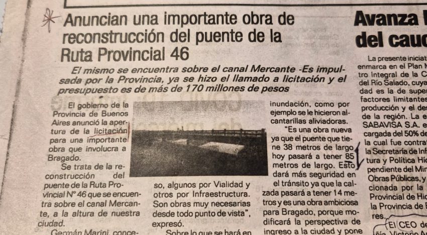 “Se está cayendo”: controversia por un puente en una importante ruta bonaerense