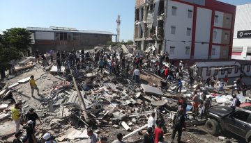 Se derrumbó parte de la Catedral de Manizales tras el terremoto en Colombia