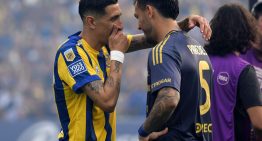 Video: el encuentro de Di María y Paredes en la práctica de Boca antes del partido con Newell’s en Rosario