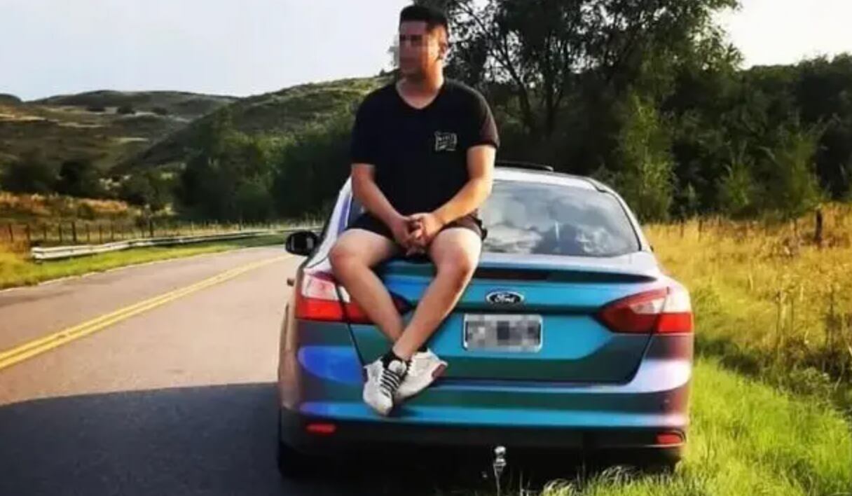 Lucas Belén, preso por la tragedia vial. (Foto: gentileza La Voz)