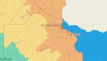 Diluvia en AMBA y hay alerta naranja en más de 10 provincias por tormentas fuertes, caída de granizo y vientos