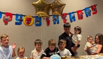 Cami Homs mostró la fiesta de cumpleaños que le organizó a su hijo y los fans apuntaron contra Rodrigo De Paul por su ausencia