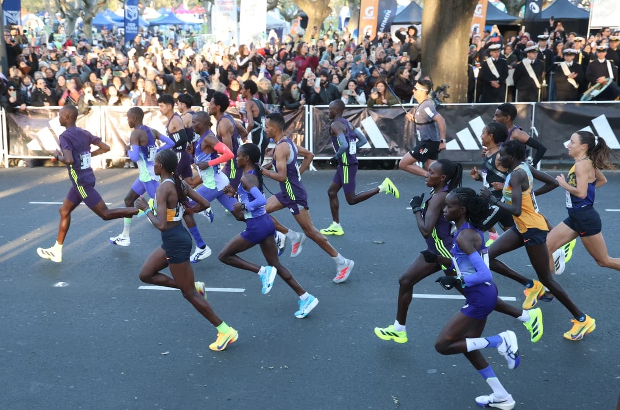 Una imagen de la Media Maraton de Buenos Aires