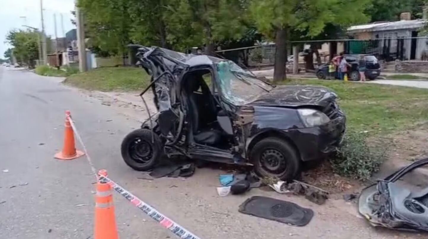 Belén chocó por alcance y causó la muerte de una pareja, mientras viajaba ebrio, a más de 135 km por hora. (Foto: Gentileza El Doce)