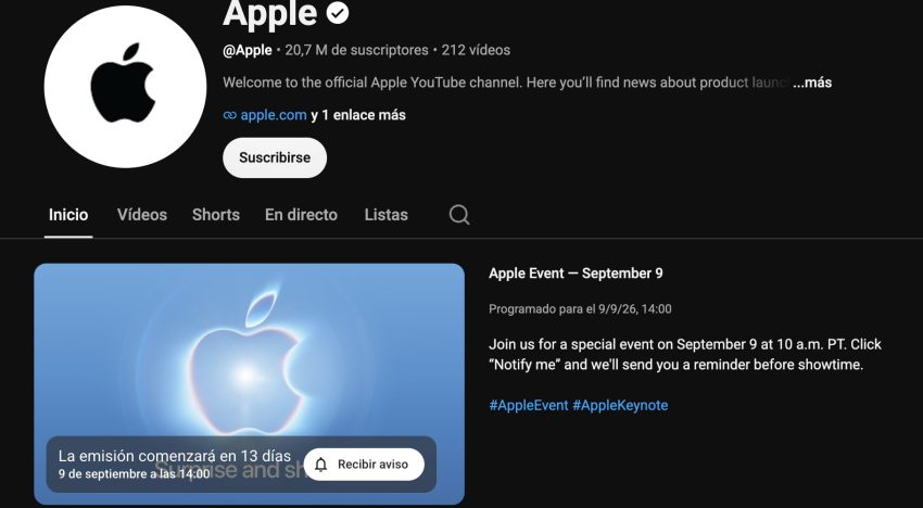 Apple presentará los nuevos iPhone el 9 de septiembre: ¿qué novedades veremos en el evento?