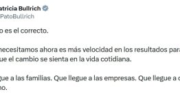 Patricia Bullrich reclamó al Gobierno una mayor velocidad en los resultados económicos, en otro gesto de diferenciación