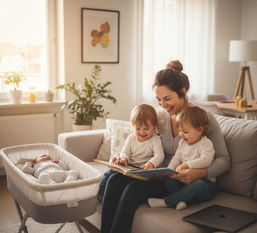 Cada vez se posterga más la maternidad. (Foto: Imagen generada con IA)