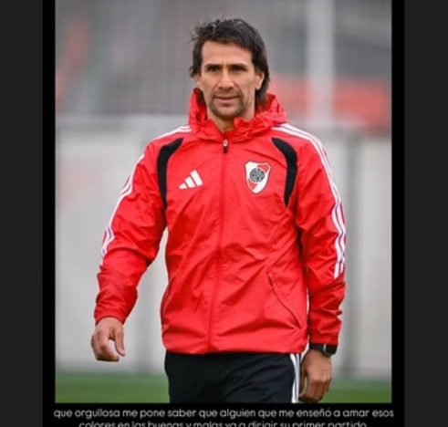 Leonardo Ponzio recibió un conmovedor mensaje de su hija luego de asumir como técnico interino de River: “Qué orgullosa me pone”