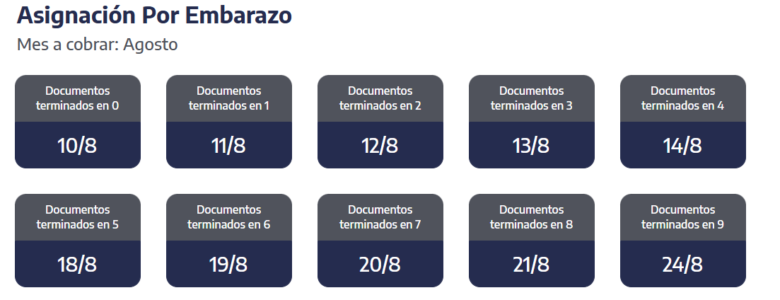 Quiénes cobran hoy la AUE. (Foto: ANSES)