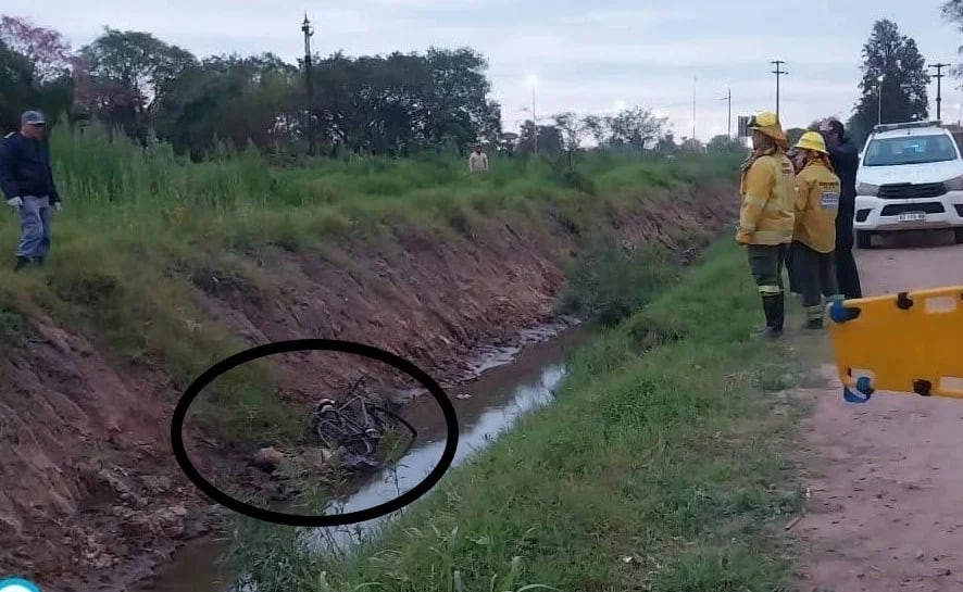 En el lugar también encontraron una bicicleta negra. (Foto: gentileza +Contenidos)