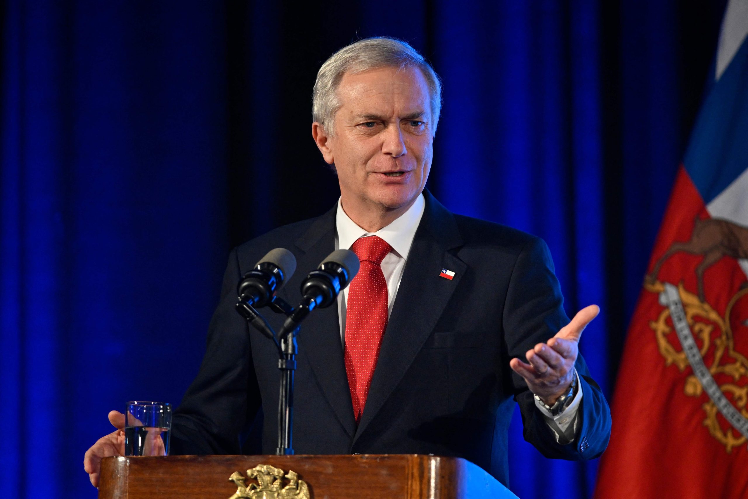 El presidente chileno José Antonio Kast