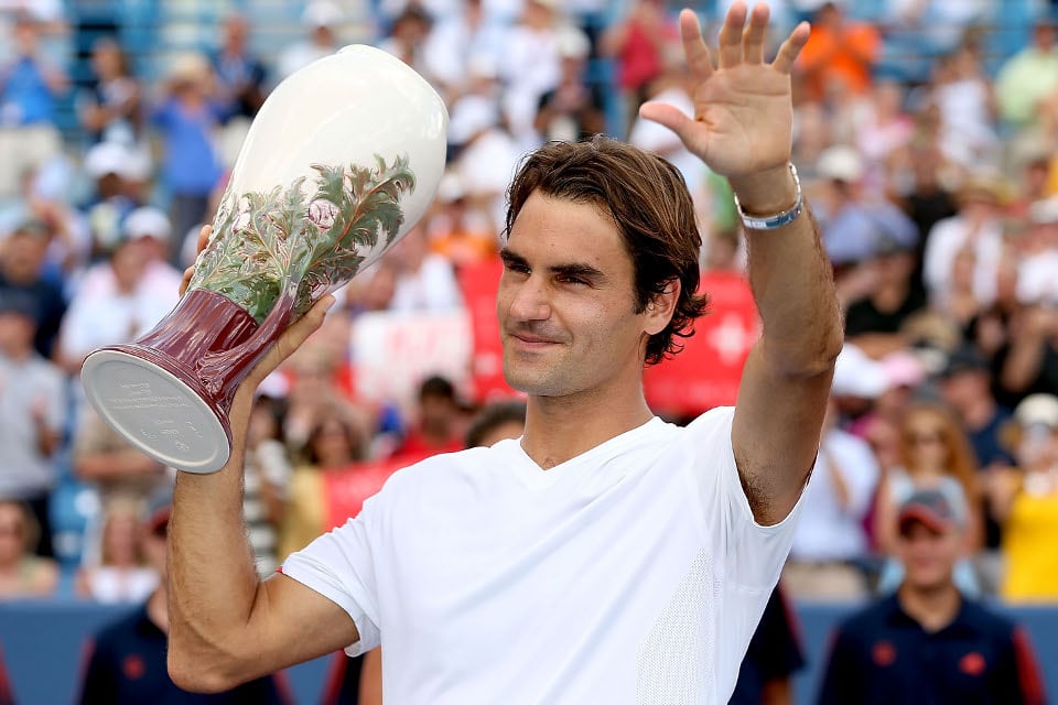Roger Federer es el máximo campeón de Cincinnati con siete estrellas