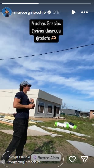 Marcos Ginocchio mostró la casa que le dieron por ganar Gran Hermano. (Foto: Instagram/@marcosginocchio).