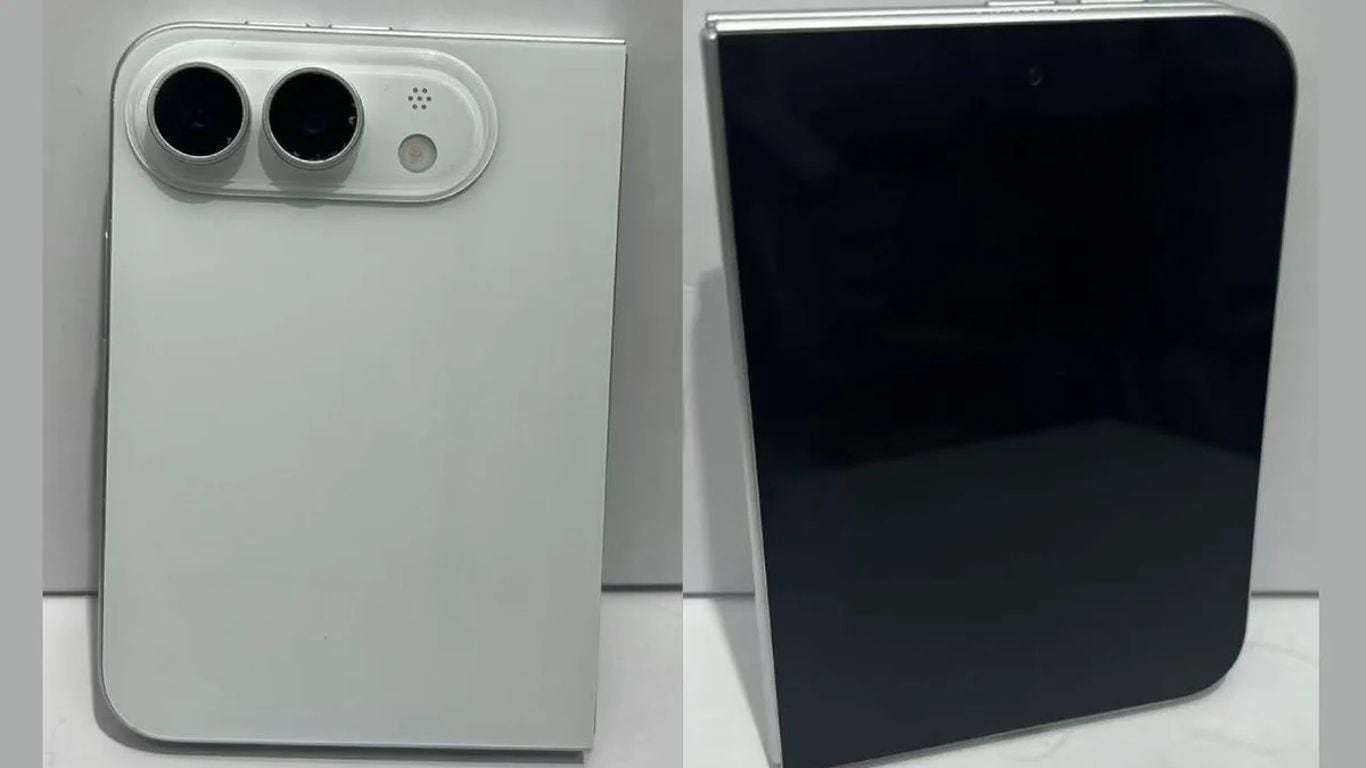 Así luciría el iPhone plegable, según una filtración. (Foto: X/SonnyDickson)