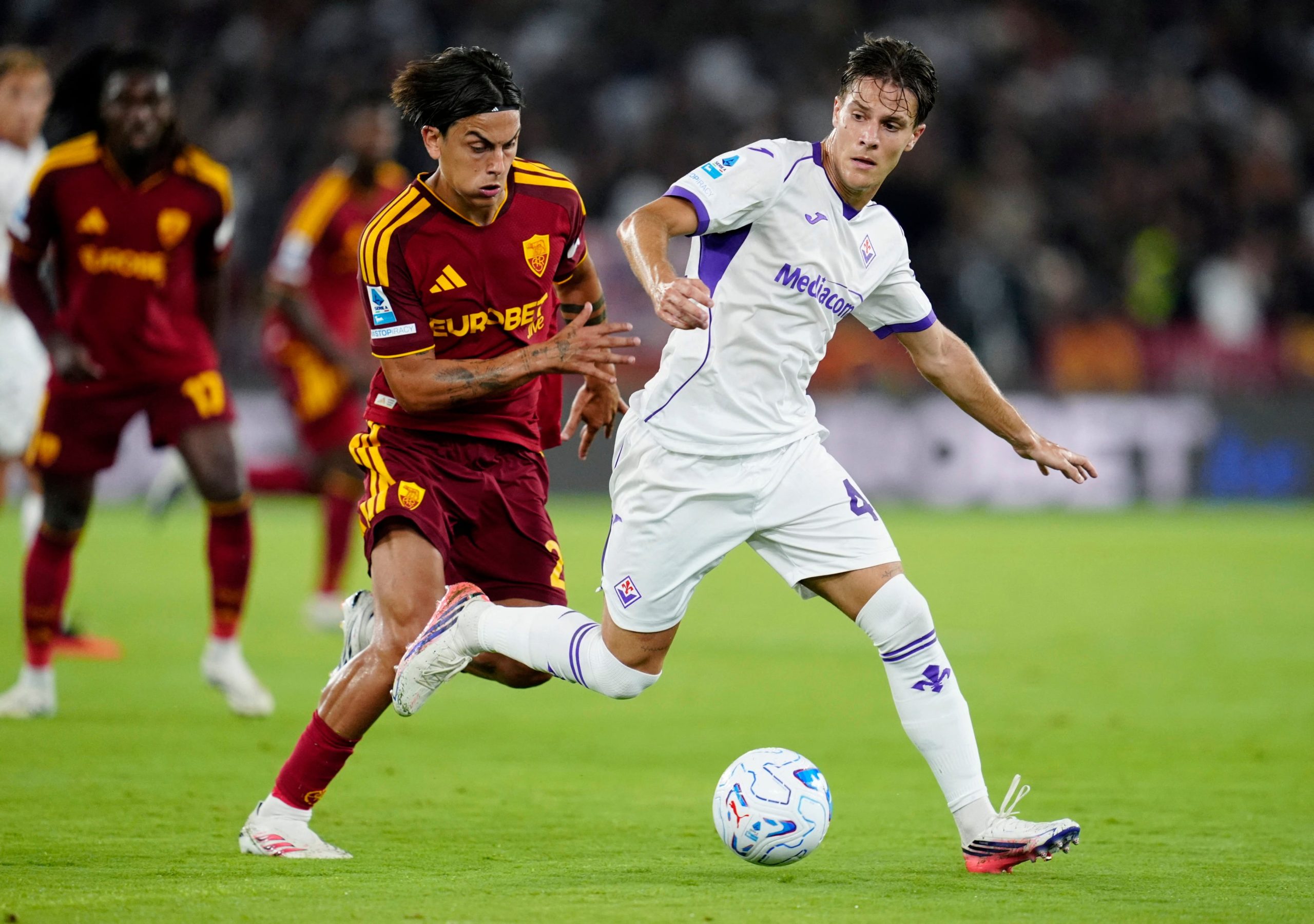 Roma vs Fiorentina por la fecha 1 de la Serie A de Italia del 2026.