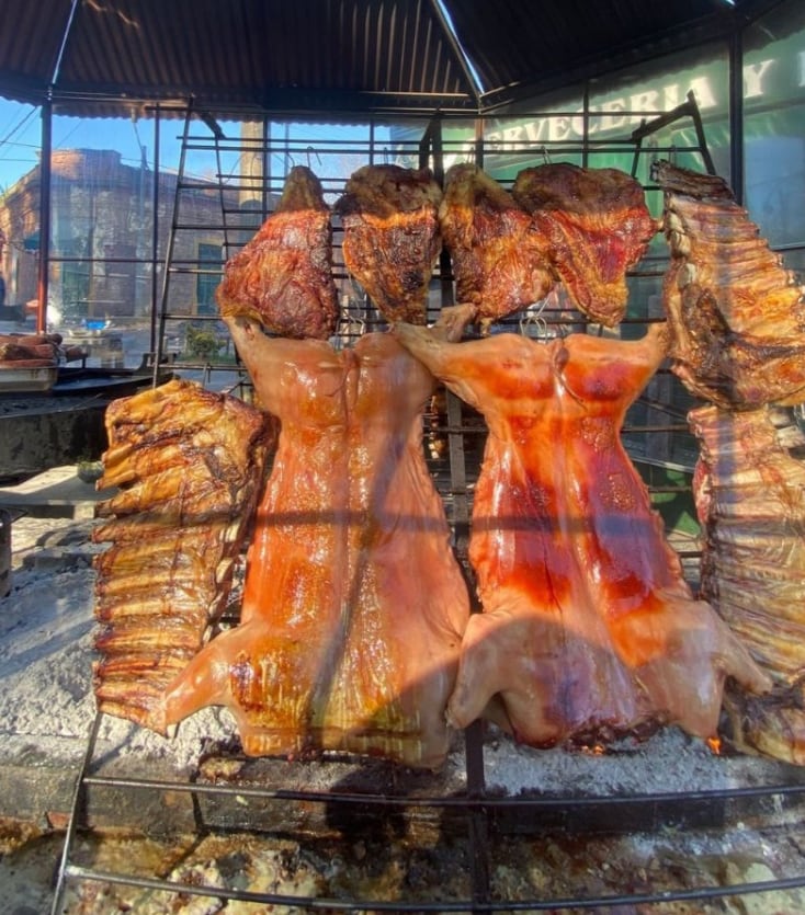 Así se puede comer en este lugar (Foto: @lauribenia1).