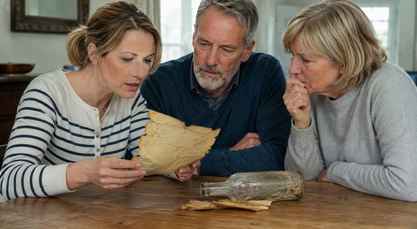 Arrojaron una botella al mar en 1886 y una familia descubrió el mensaje que llevaba adentro 132 años después