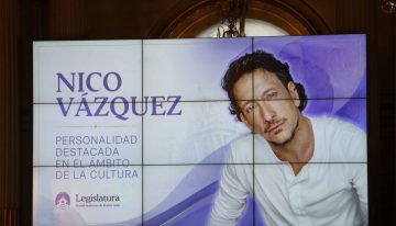 Nico Vázquez fue distinguido como Personalidad Destacada de la Cultura: las fotos de los famosos en la ceremonia