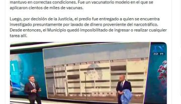 Así está el vacunatorio abandonado más grande de la Argentina y qué explicación dieron desde el gobierno de la Provincia