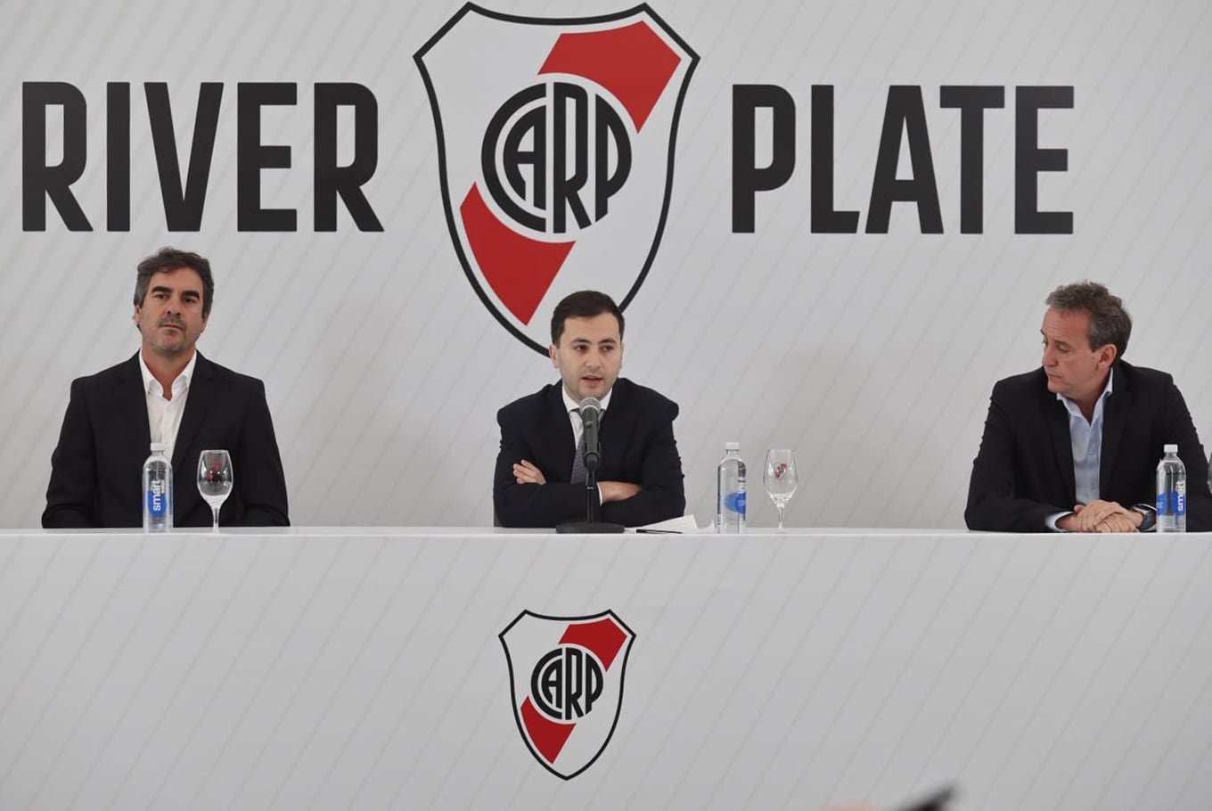 Conferencia de prensa de Stefano Di Carlo, presidente de River Plate