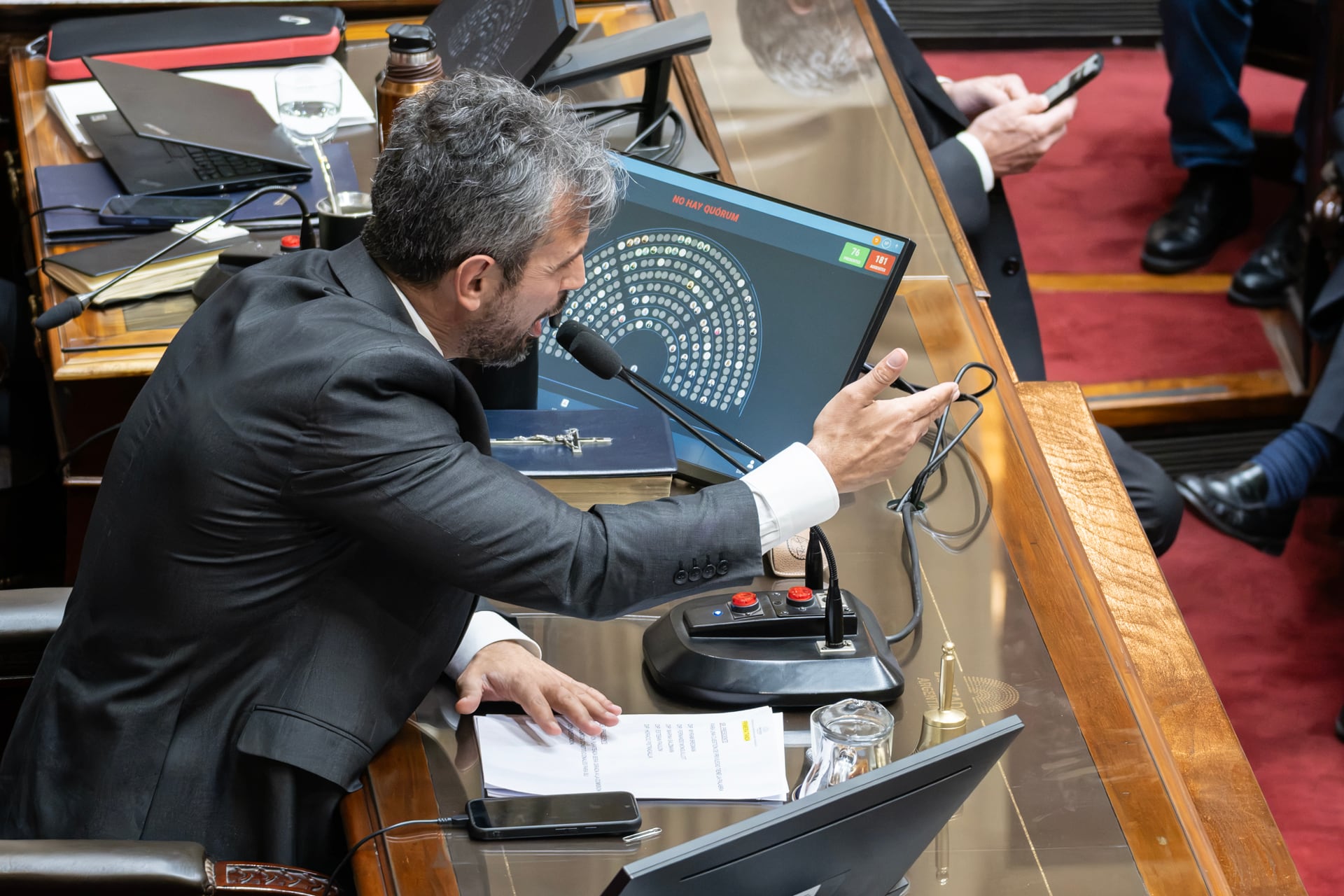 Martín Menem, presidente de la Cámara de Diputados. Foto: Diputados/Gustavo Molfino.