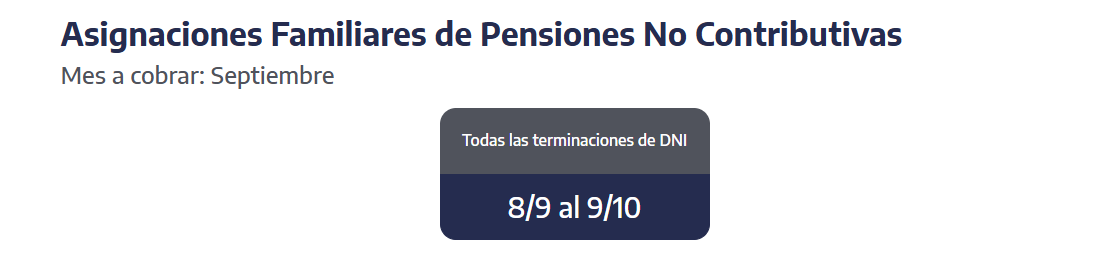 Quiénes reciben hoy las asignaciones familiares. (Captura: ANSES)