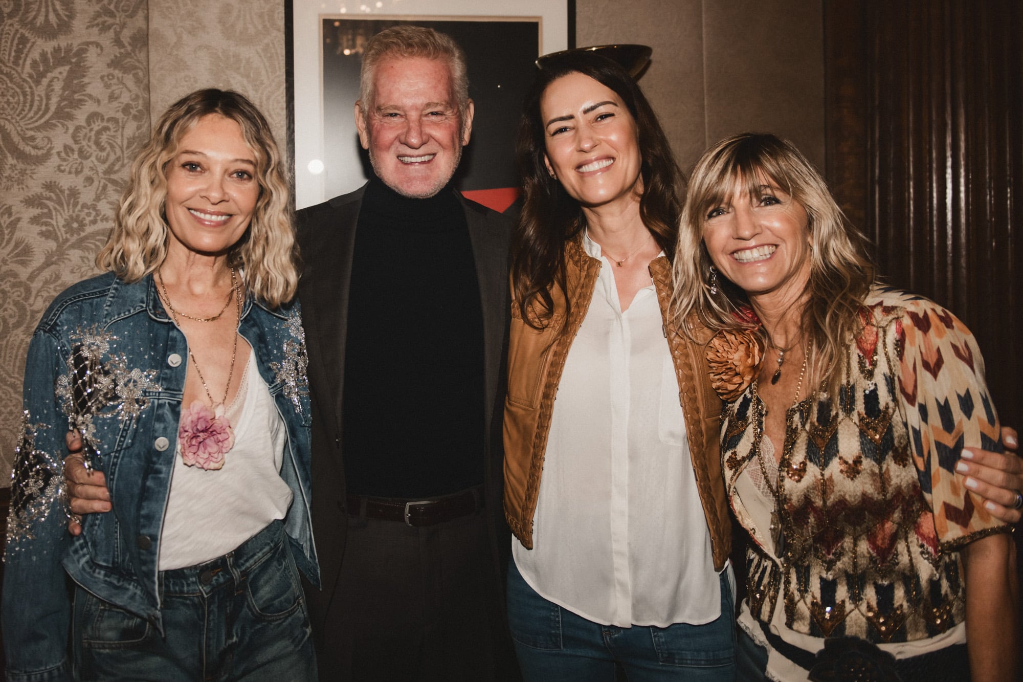 Sol Acuña, Francisco de Narváez, Carolina “Cuki” Klemencic y Josefina Helguera