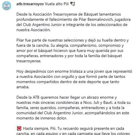 Conmoción en el deporte: murió una joven promesa del básquet argentino que era seguida por la Selección