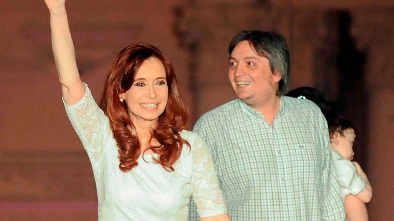 Cristina Kirchner y Máximo Kirchner. (Foto: Archivo TN)