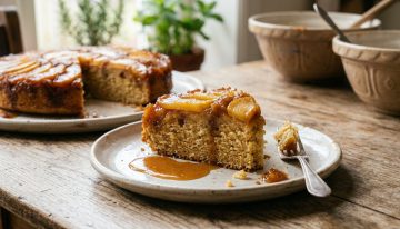 Sin horno: cómo hacer una torta invertida de manzana en menos de 1 hora para disfrutar en la merienda