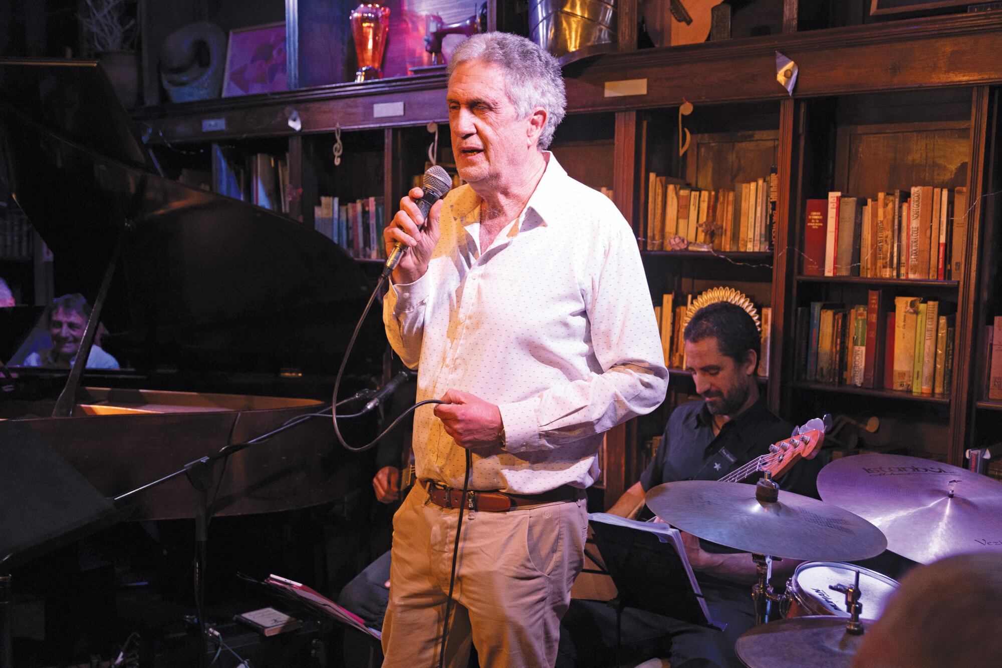 Pío Roviralta, hermano de Huberto, fue otro de los cantantes invitados que se sumó al show