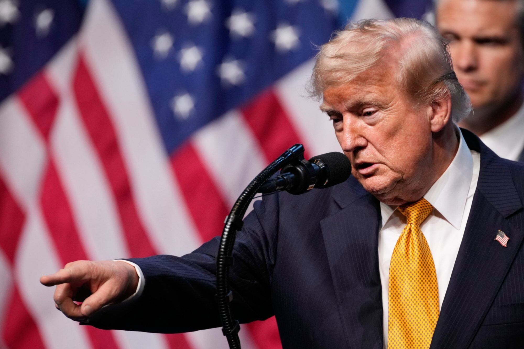 El presidente de Estados Unidos, Donald Trump
