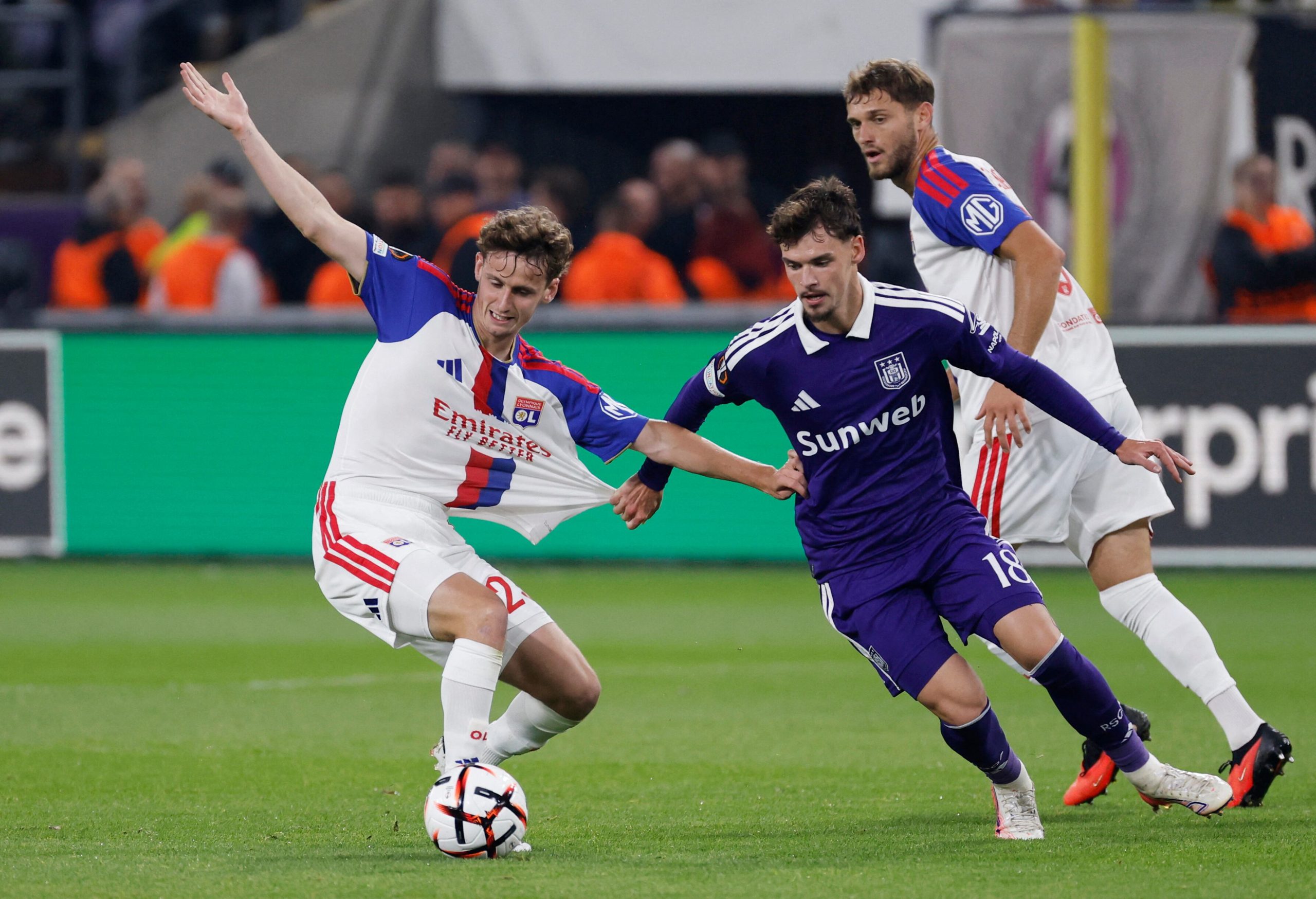 Anderlecht vs O. Lyon por la fecha 1 de la UEFA Europa League del 2026.