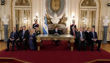 Milei navega los vientos del mundo