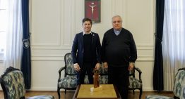 La delegación del Vaticano recorre el Cottolengo Don Orione y luego irá a la Basílica de Luján para preparar la visita del Papa