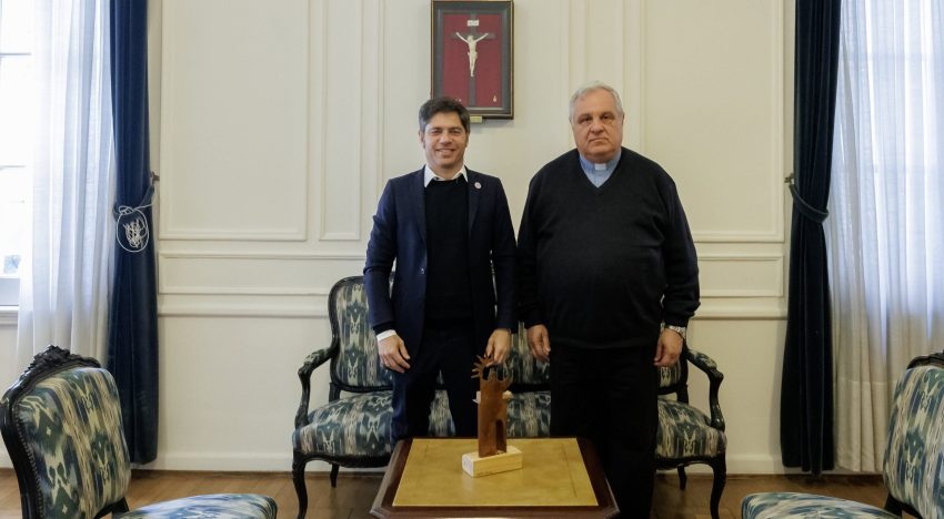La delegación del Vaticano recorre el Cottolengo Don Orione y luego irá a la Basílica de Luján para preparar la visita del Papa