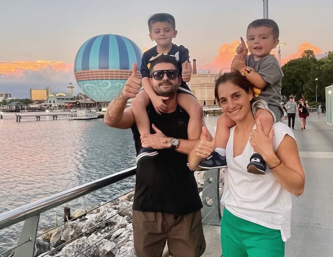 La expareja tiene dos hijos en común